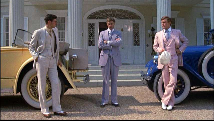 Trong “Gatsby vĩ đại” chuyển thể năm 1974, Robert Redford và dàn diễn viên đã mặc trang phục do Ralph Lauren thiết kế
